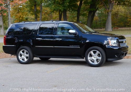 The Side Profile Of The 2013 Chevrolet Suburban Ltz